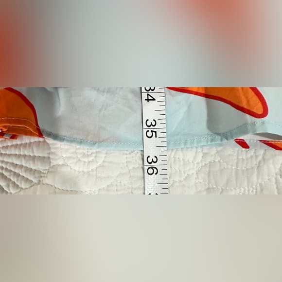 NWT Maude Vivante SZ L Zoe 2PC SET Orange and Blue crop top maxi skirt color:sky - Picture 16 of 16